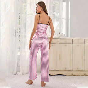 Pijama Longo Feminino em Cetim - Naty