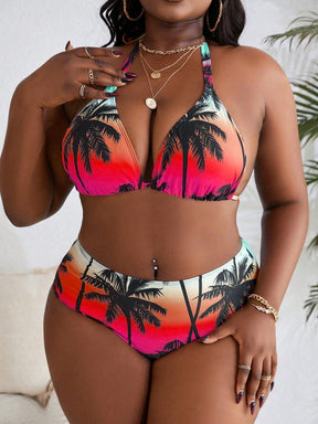 Biquini Feminino (4peças) com Saída e Bandana Dahra  Plus Size