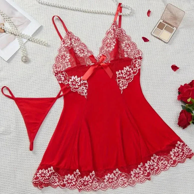 Lingerie com Acabamento em Renda - Joana